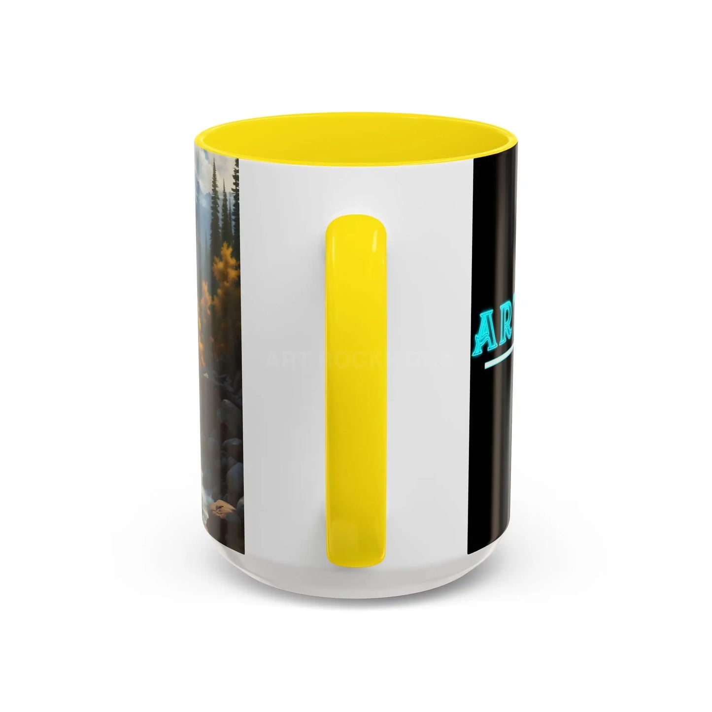 Aspen River Cabin Coffee Mug — Nature Landscape Accent Mug (11/15 oz) - Mug