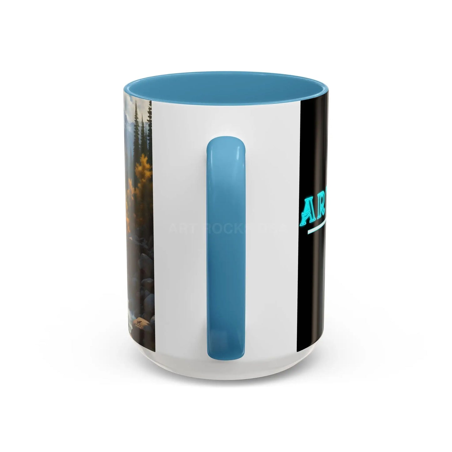 Aspen River Cabin Coffee Mug — Nature Landscape Accent Mug (11/15 oz) - Mug