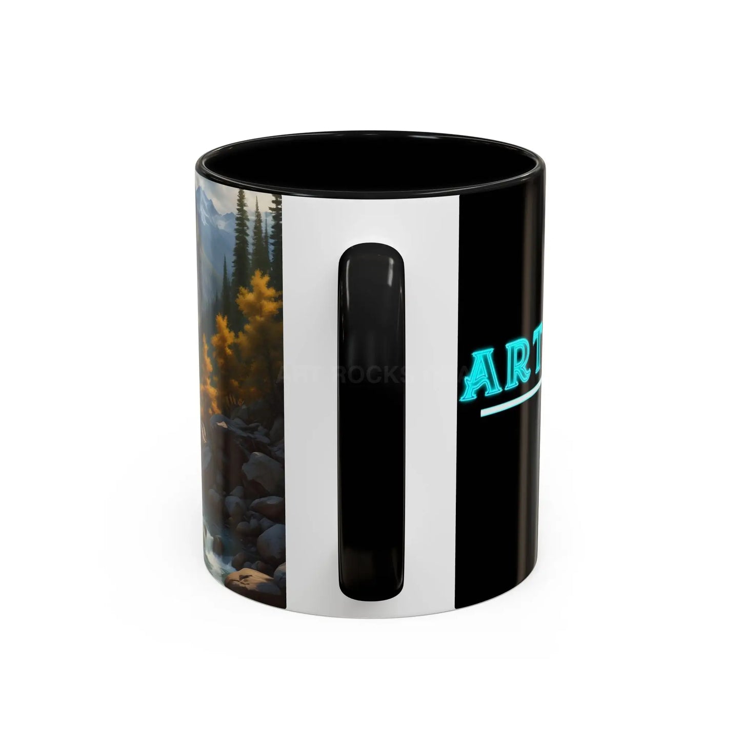 Aspen River Cabin Coffee Mug — Nature Landscape Accent Mug (11/15 oz) - Mug
