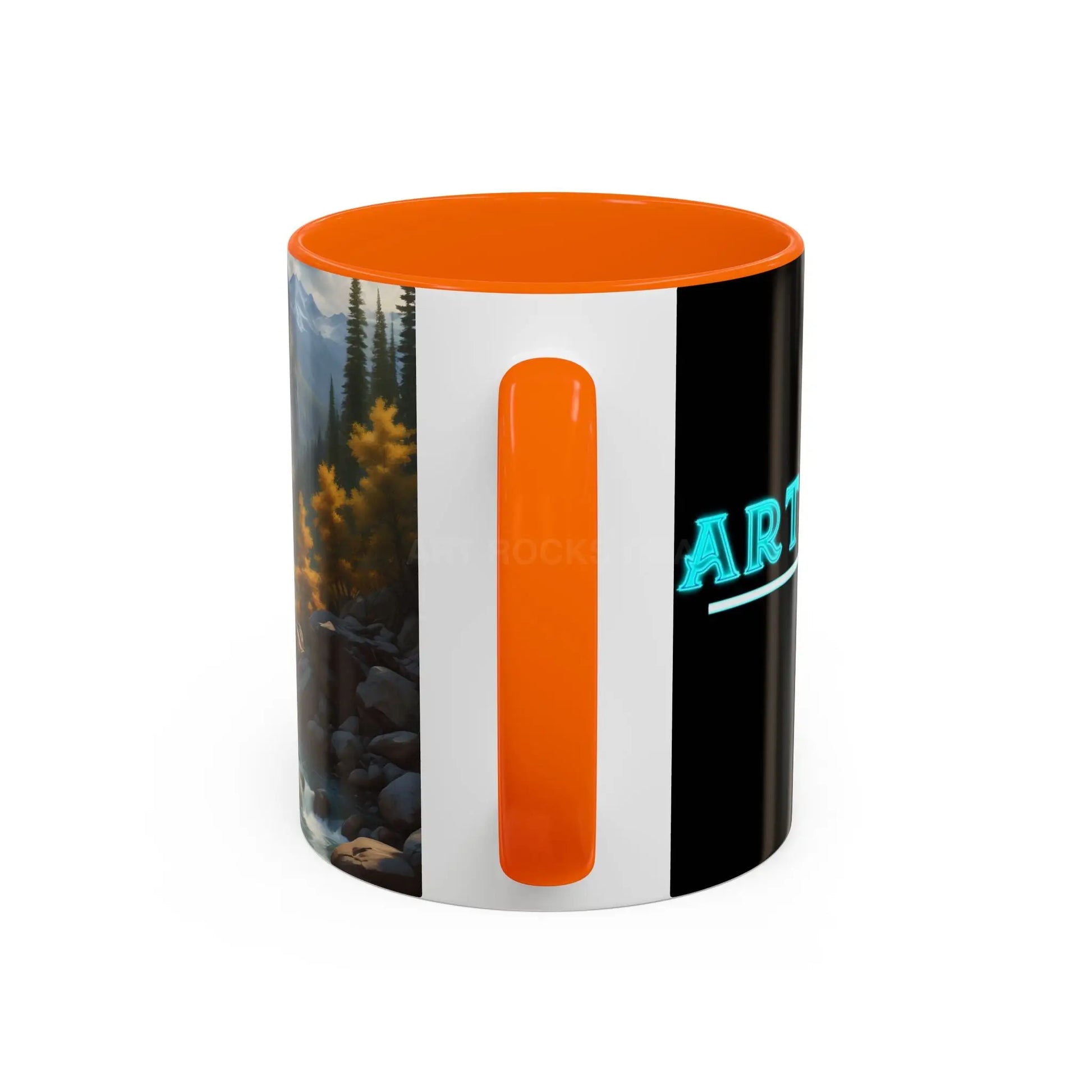 Aspen River Cabin Coffee Mug — Nature Landscape Accent Mug (11/15 oz) - Mug