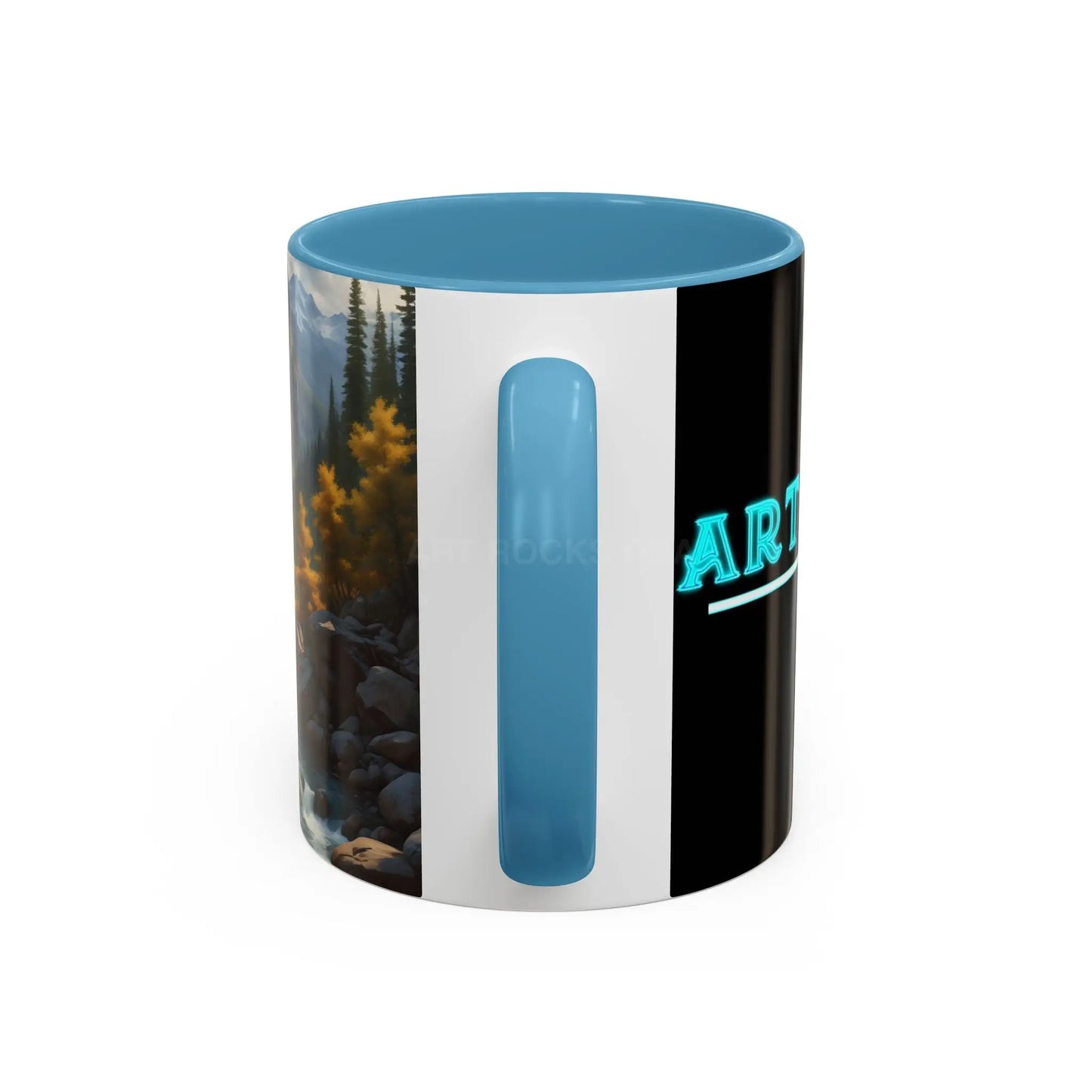 Aspen River Cabin Coffee Mug — Nature Landscape Accent Mug (11/15 oz) - Mug