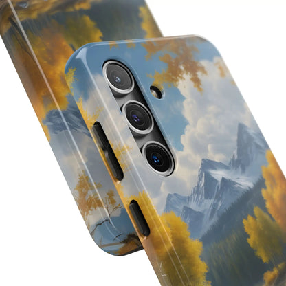 Aspens in The Mountains Tough Phone Cases Nature Phone Cover Outdoor Adventure Gift Protective Cases Wildlife-Inspired