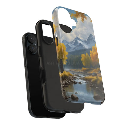 Aspens in The Mountains Tough Phone Cases Nature Phone Cover Outdoor Adventure Gift Protective Cases Wildlife-Inspired