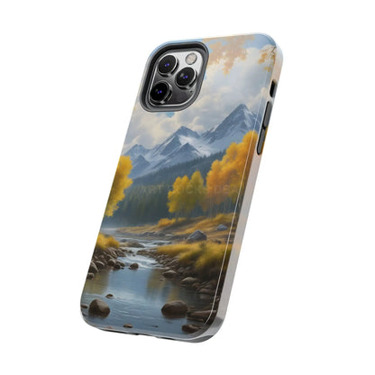 Aspens in The Mountains Tough Phone Cases Nature Phone Cover Outdoor Adventure Gift Protective Cases Wildlife-Inspired