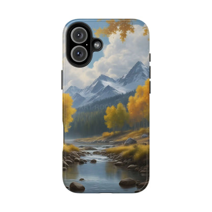 Aspens in The Mountains Tough Phone Cases Nature Phone Cover Outdoor Adventure Gift Protective Cases Wildlife-Inspired