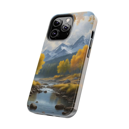 Aspens in The Mountains Tough Phone Cases Nature Phone Cover Outdoor Adventure Gift Protective Cases Wildlife-Inspired