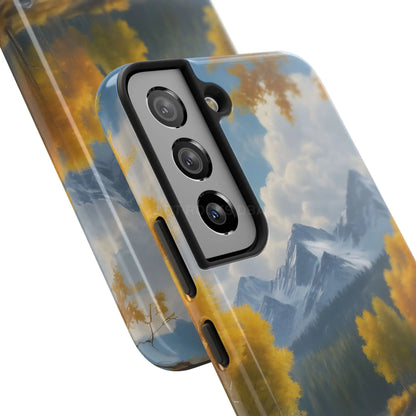 Aspens in The Mountains Tough Phone Cases Nature Phone Cover Outdoor Adventure Gift Protective Cases Wildlife-Inspired
