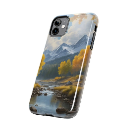 Aspens in The Mountains Tough Phone Cases Nature Phone Cover Outdoor Adventure Gift Protective Cases Wildlife-Inspired