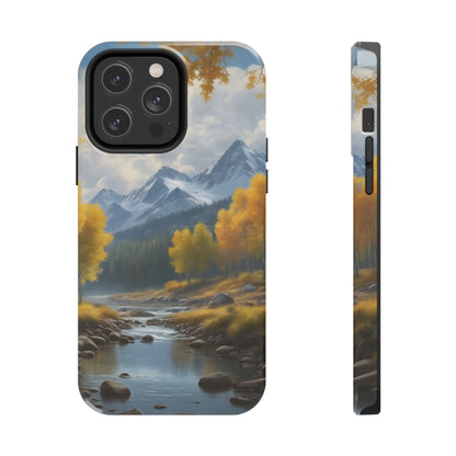 Aspens in The Mountains Tough Phone Cases Nature Phone Cover Outdoor Adventure Gift Protective Cases Wildlife-Inspired
