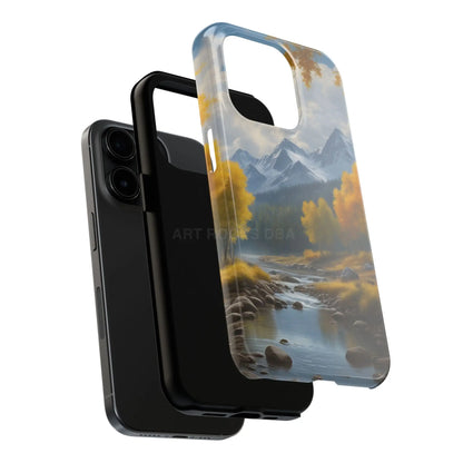 Aspens in The Mountains Tough Phone Cases Nature Phone Cover Outdoor Adventure Gift Protective Cases Wildlife-Inspired