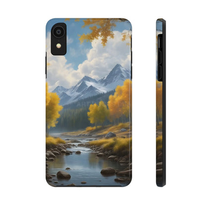 Aspens in The Mountains Tough Phone Cases Nature Phone Cover Outdoor Adventure Gift Protective Cases Wildlife-Inspired