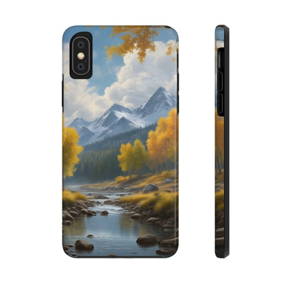 Aspens in The Mountains Tough Phone Cases Nature Phone Cover Outdoor Adventure Gift Protective Cases Wildlife-Inspired