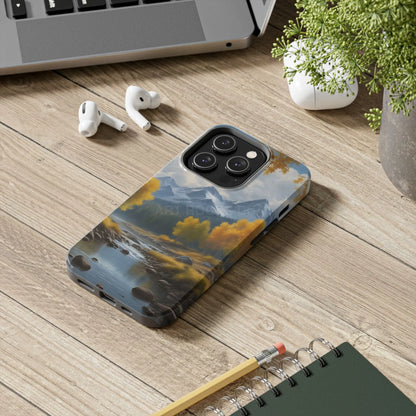 Aspens in The Mountains Tough Phone Cases Nature Phone Cover Outdoor Adventure Gift Protective Cases Wildlife-Inspired