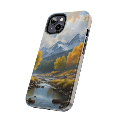 Aspens in The Mountains Tough Phone Cases Nature Phone Cover Outdoor Adventure Gift Protective Cases Wildlife-Inspired