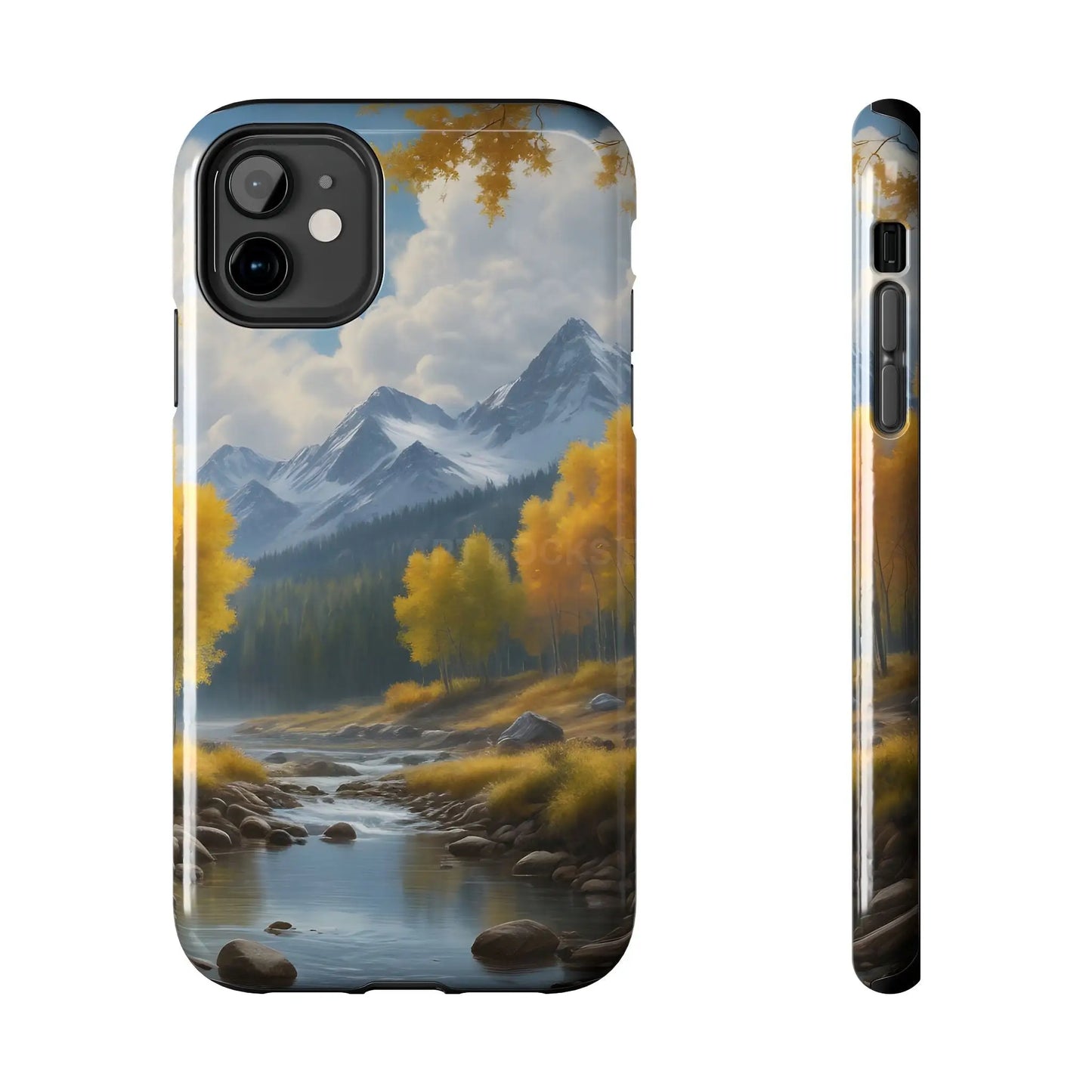 Aspens in The Mountains Tough Phone Cases Nature Phone Cover Outdoor Adventure Gift Protective Cases Wildlife-Inspired