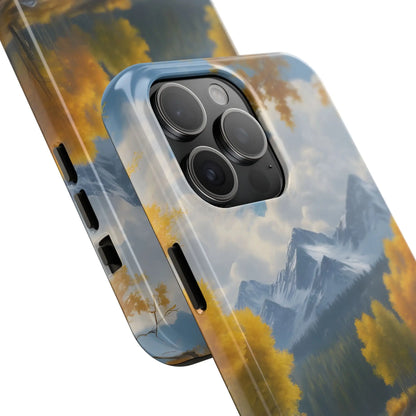 Aspens in The Mountains Tough Phone Cases Nature Phone Cover Outdoor Adventure Gift Protective Cases Wildlife-Inspired