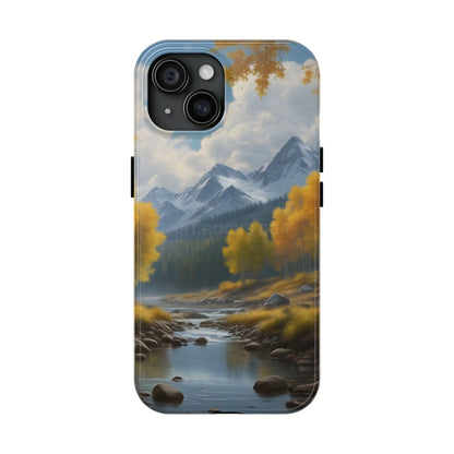 Aspens in The Mountains Tough Phone Cases Nature Phone Cover Outdoor Adventure Gift Protective Cases Wildlife-Inspired