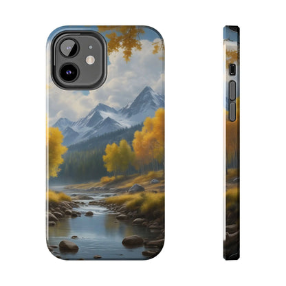 Aspens in The Mountains Tough Phone Cases Nature Phone Cover Outdoor Adventure Gift Protective Cases Wildlife-Inspired