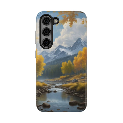 Aspens in The Mountains Tough Phone Cases Nature Phone Cover Outdoor Adventure Gift Protective Cases Wildlife-Inspired