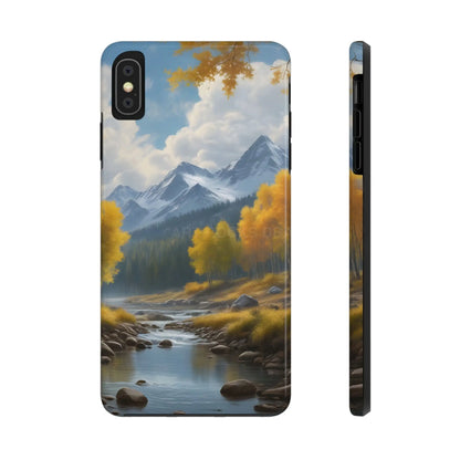 Aspens in The Mountains Tough Phone Cases Nature Phone Cover Outdoor Adventure Gift Protective Cases Wildlife-Inspired