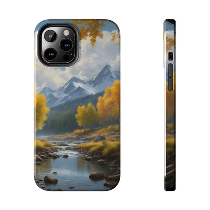 Aspens in The Mountains Tough Phone Cases Nature Phone Cover Outdoor Adventure Gift Protective Cases Wildlife-Inspired