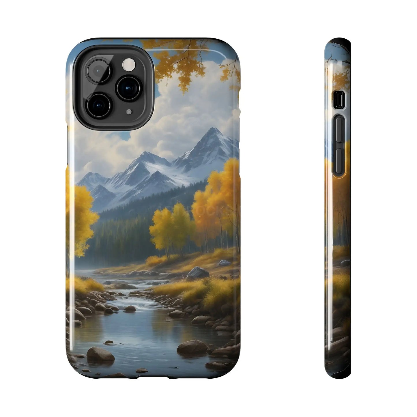 Aspens in The Mountains Tough Phone Cases Nature Phone Cover Outdoor Adventure Gift Protective Cases Wildlife-Inspired