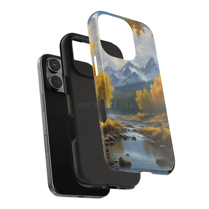 Aspens in The Mountains Tough Phone Cases Nature Phone Cover Outdoor Adventure Gift Protective Cases Wildlife-Inspired