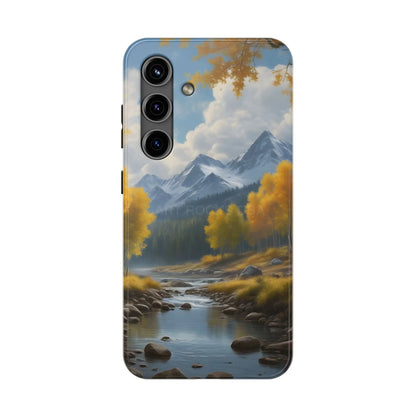 Aspens in The Mountains Tough Phone Cases Nature Phone Cover Outdoor Adventure Gift Protective Cases Wildlife-Inspired
