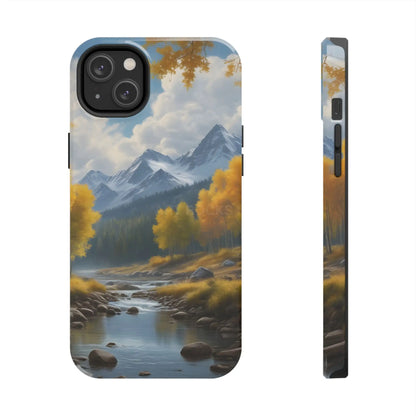 Aspens in The Mountains Tough Phone Cases Nature Phone Cover Outdoor Adventure Gift Protective Cases Wildlife-Inspired