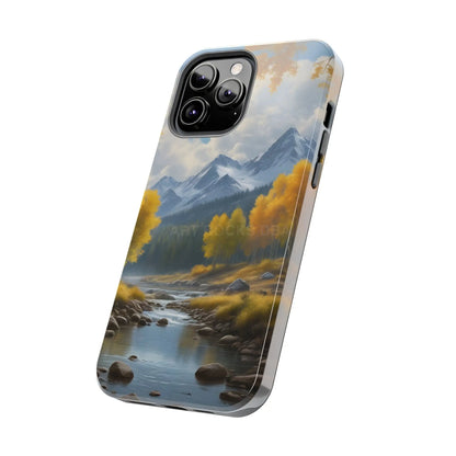 Aspens in The Mountains Tough Phone Cases Nature Phone Cover Outdoor Adventure Gift Protective Cases Wildlife-Inspired