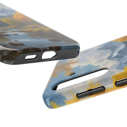 Aspens in The Mountains Tough Phone Cases Nature Phone Cover Outdoor Adventure Gift Protective Cases Wildlife-Inspired