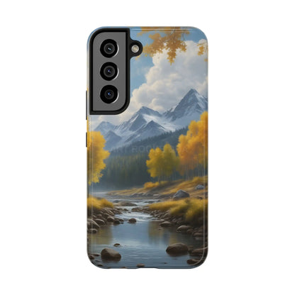 Aspens in The Mountains Tough Phone Cases Nature Phone Cover Outdoor Adventure Gift Protective Cases Wildlife-Inspired