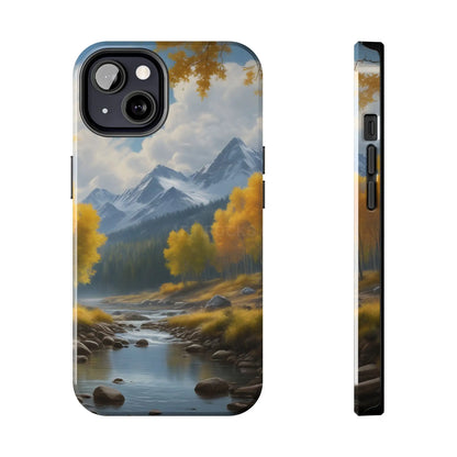 Aspens in The Mountains Tough Phone Cases Nature Phone Cover Outdoor Adventure Gift Protective Cases Wildlife-Inspired