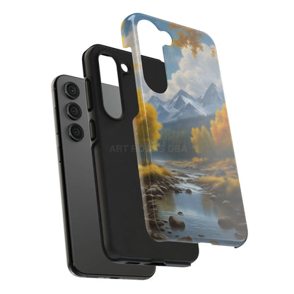 Aspens in The Mountains Tough Phone Cases Nature Phone Cover Outdoor Adventure Gift Protective Cases Wildlife-Inspired