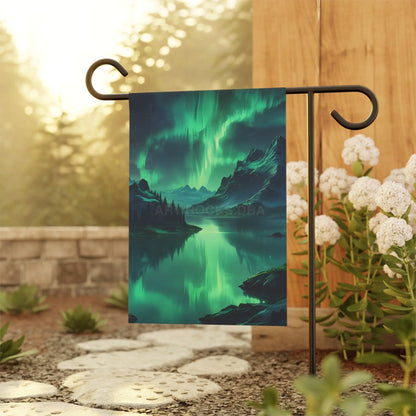 Aurora Borealis Garden Banner - 12’’ × 18’’ - Home Decor