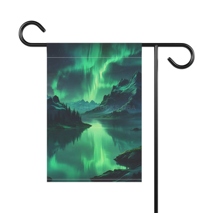 Aurora Borealis Garden Banner - 12’’ × 18’’ - Home Decor