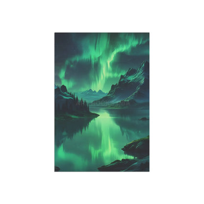 Aurora Borealis Garden Banner - 12’’ × 18’’ - Home Decor