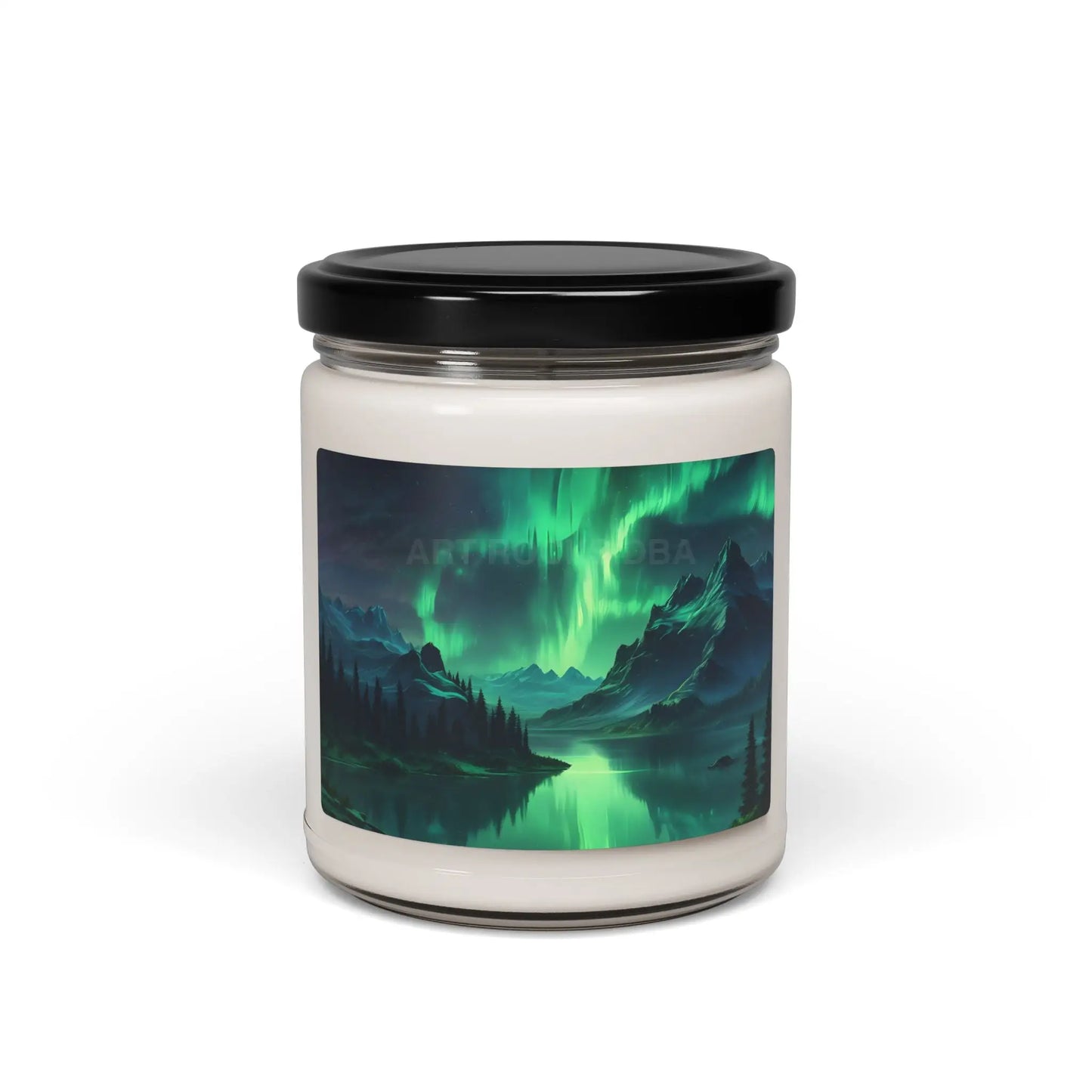 Aurora Borealis Scented Soy Candle 9oz – Relaxing Aromatherapy Candle for Home Decor Birthday Gift Self-Care Treat Cozy