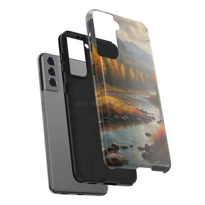 Autumn Aspens Tough Phone Cases – Durable Covers for Outdoor Lovers Perfect Gift for Adventurers Nature Enthusiasts