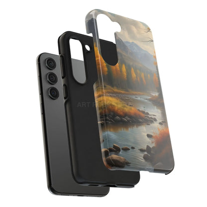 Autumn Aspens Tough Phone Cases – Durable Covers for Outdoor Lovers Perfect Gift for Adventurers Nature Enthusiasts