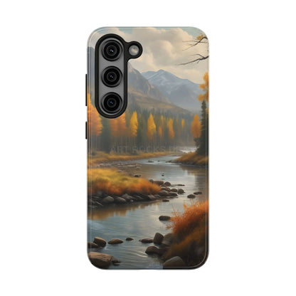 Autumn Aspens Tough Phone Cases – Durable Covers for Outdoor Lovers Perfect Gift for Adventurers Nature Enthusiasts