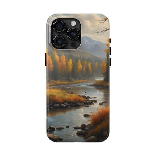 Autumn Aspens Tough Phone Cases – Durable Covers for Outdoor Lovers Perfect Gift for Adventurers Nature Enthusiasts
