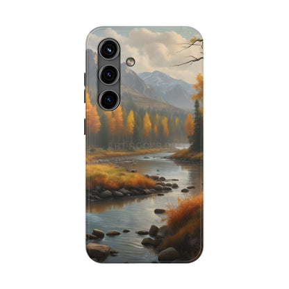 Autumn Aspens Tough Phone Cases – Durable Covers for Outdoor Lovers Perfect Gift for Adventurers Nature Enthusiasts