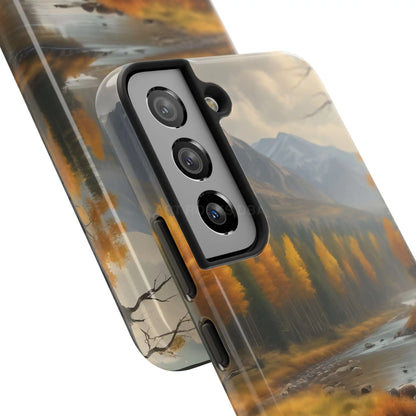 Autumn Aspens Tough Phone Cases – Durable Covers for Outdoor Lovers Perfect Gift for Adventurers Nature Enthusiasts