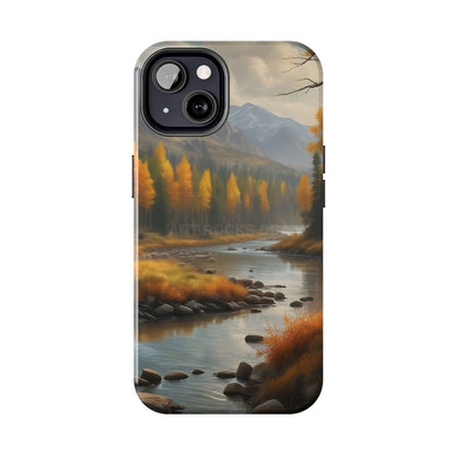 Autumn Aspens Tough Phone Cases – Durable Covers for Outdoor Lovers Perfect Gift for Adventurers Nature Enthusiasts