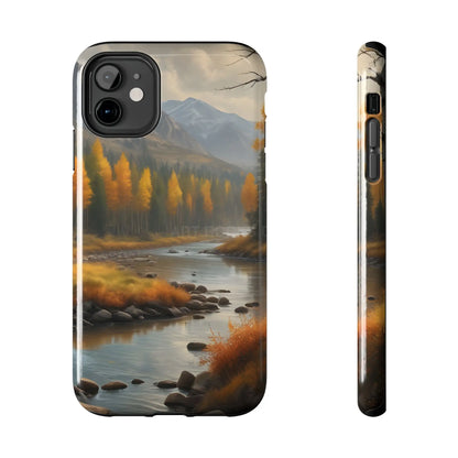 Autumn Aspens Tough Phone Cases – Durable Covers for Outdoor Lovers Perfect Gift for Adventurers Nature Enthusiasts