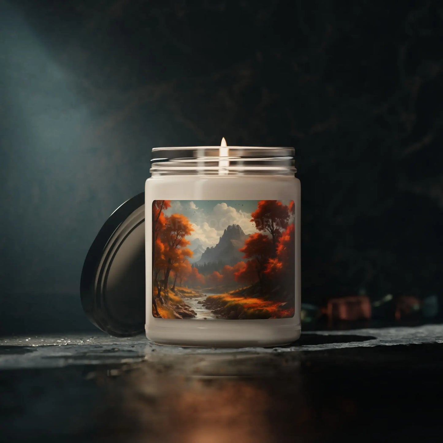 Autumn Bliss Scented Soy Candle | Cozy Home Decor Fall Gift Relaxation Aromatherapy Eco-Friendly Candle - Home Decor