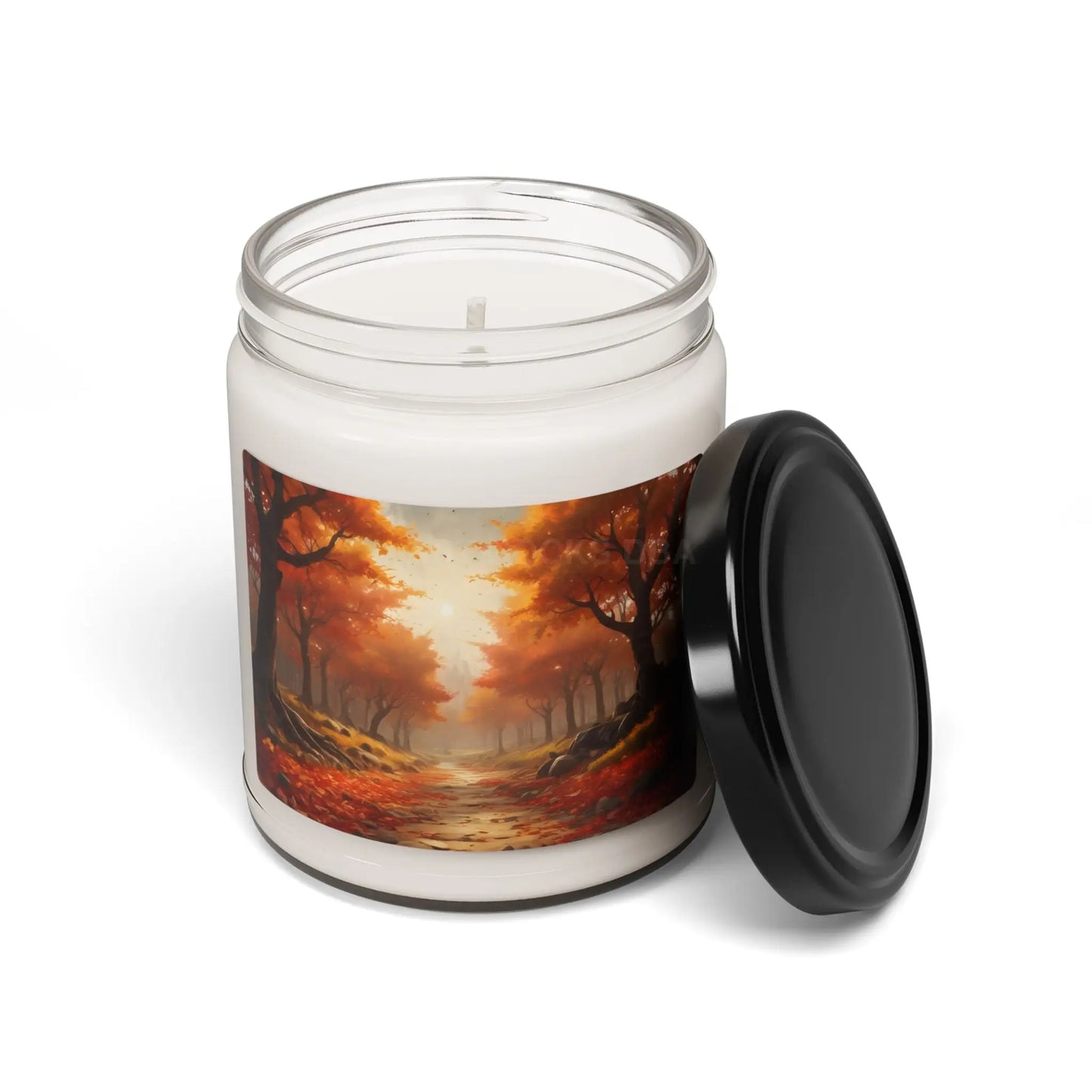 Autumn Forest Scented Soy Candle Cozy Home Decor Aromatherapy Gift Fall Candles Relaxation Seasonal Fragrance - Home