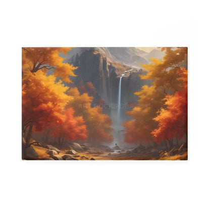 Autumn Landscape Button Magnet Fall Decor Refrigerator Magnet Home Sweet Home Gift Seasonal Art Magnet Nature Lover