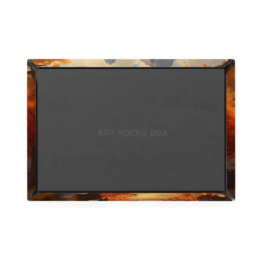 Autumn Landscape Button Magnet Fall Decor Refrigerator Magnet Home Sweet Home Gift Seasonal Art Magnet Nature Lover